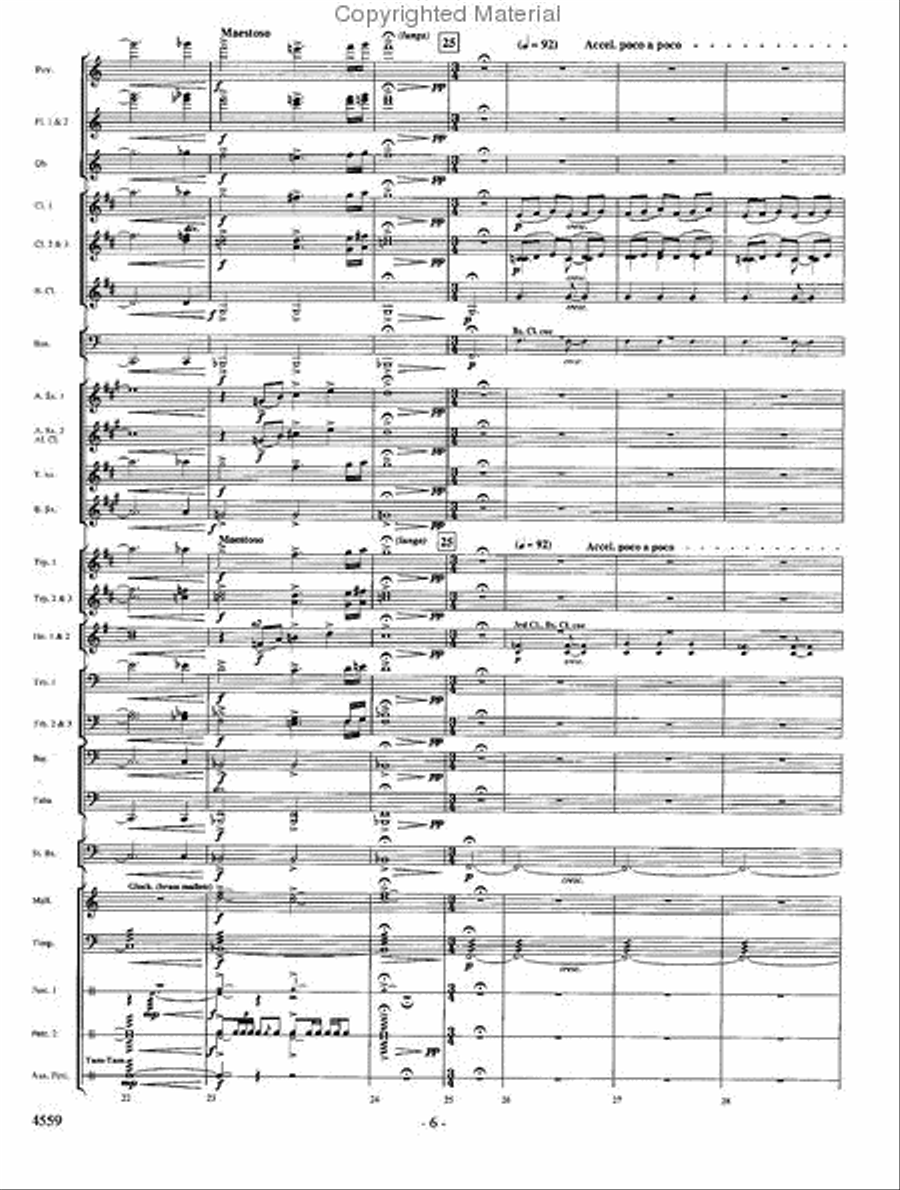 Into the Raging River Into the Raging River Concert Band scores gallery preview page 5