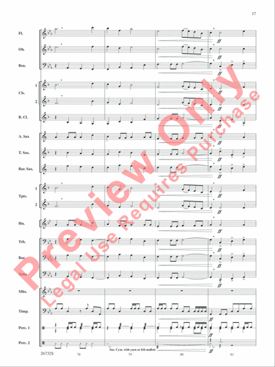 Four Waves Concert Band scores gallery preview page 18