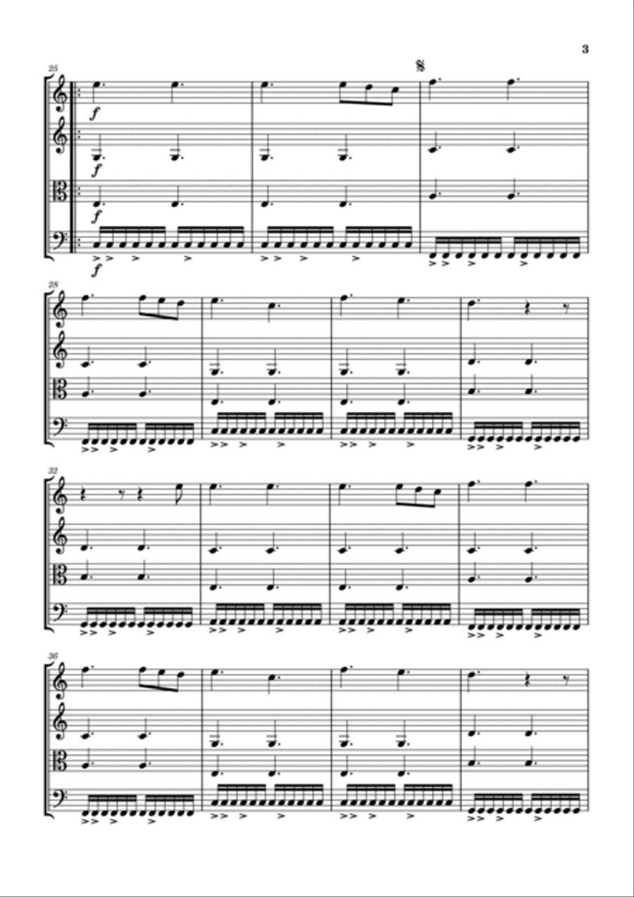 Almost Home String Quartet scores gallery preview page 4