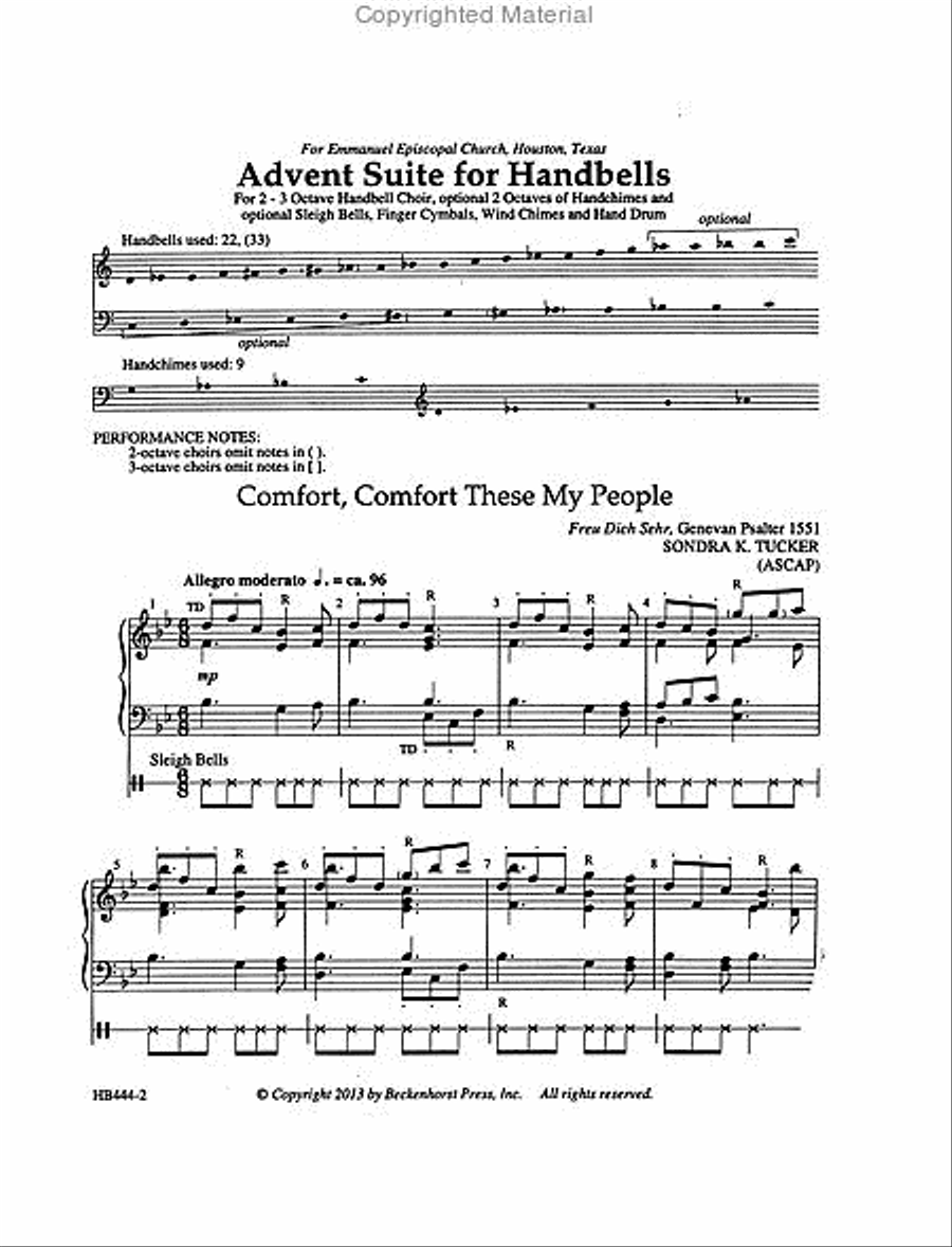 Advent Suite for Handbells 5-Octaves scores gallery preview page 2