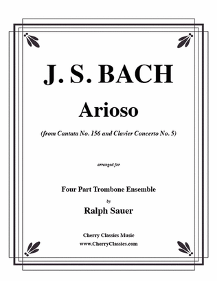 Book cover for Arioso from Cantata No. 156 & Clavier Concerto No. 5