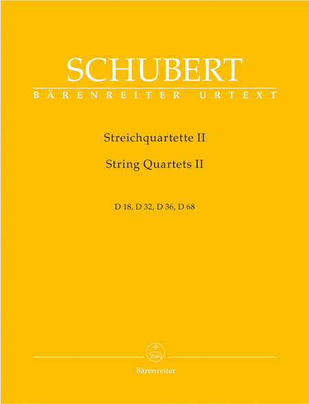 String Quartets II D 18, 32, 36, 68