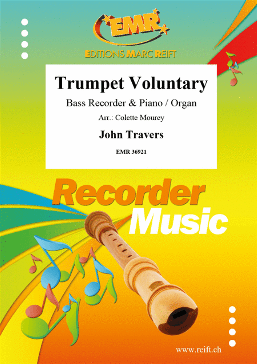Trumpet Voluntary Bass Recorder scores gallery preview page 1