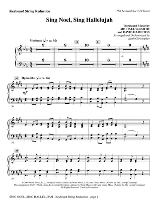 Sing Noel, Sing Hallelujah - Keyboard String Reduction
