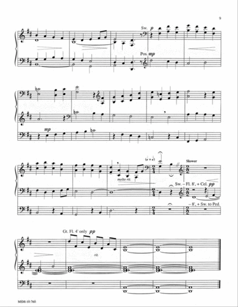 Three Hymns of Praise, Set 5 Organ scores gallery preview page 6