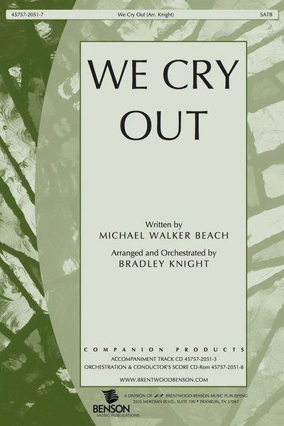 We Cry Out (Split Track Accompaniment CD)