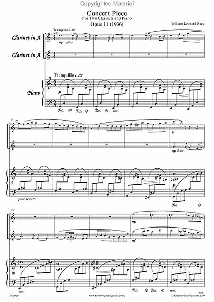Concert Piece, Op. 11 image number null