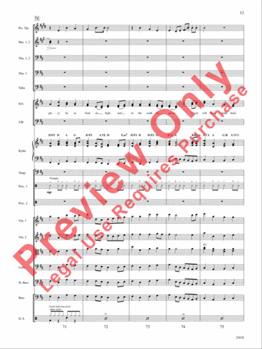 Good Christian Men, Rejoice Medley Good Christian Men, Rejoice Medley Choir scores gallery preview page 14