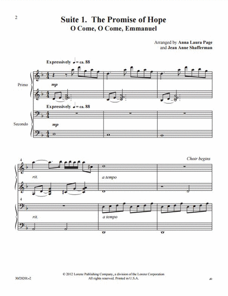 A Garland of Carols - 4-hand Piano Part