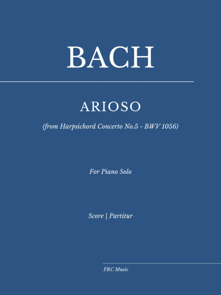 Arioso (from Harpsichord Concerto No.5 - BWV 1056) image number null