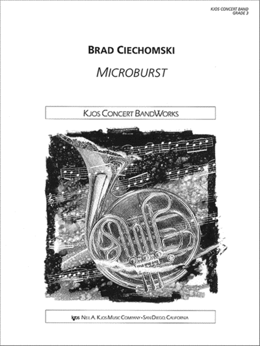 Microburst-Score Concert Band Methods scores gallery preview page 1