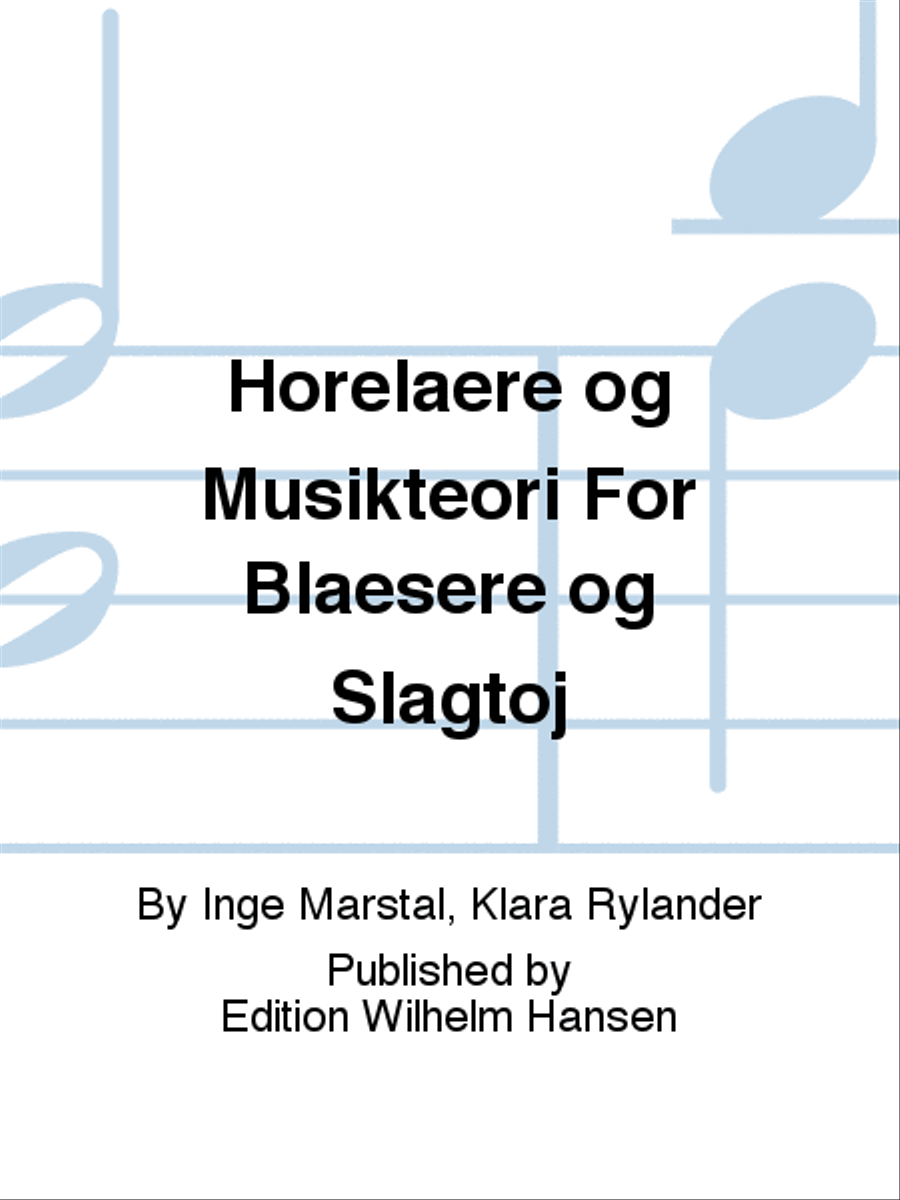 Hørelære og Musikteori For Blæsere og Slagtøj Percussion scores gallery preview page 1