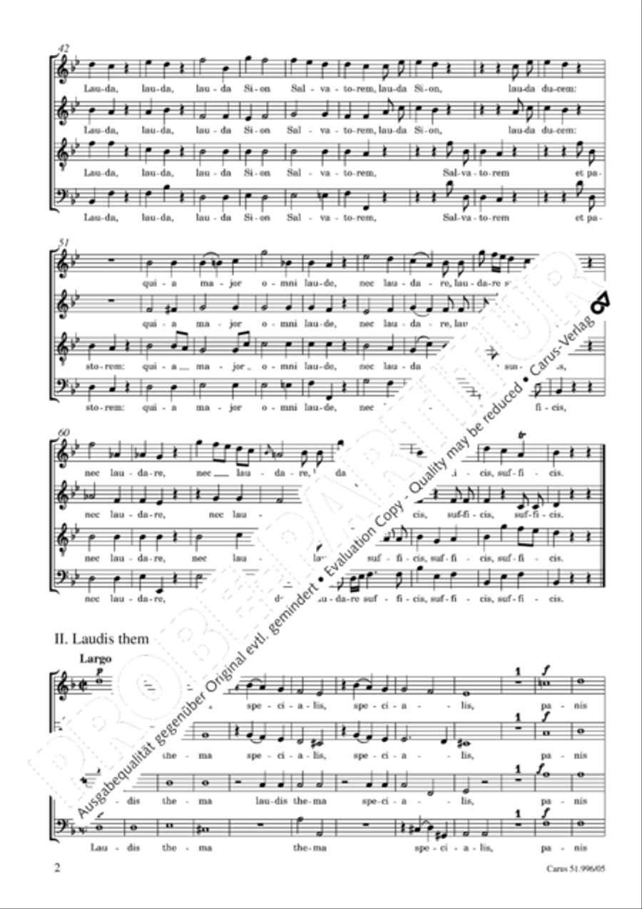 Responsoria de venerabili Sacramento 4-Part scores gallery preview page 3