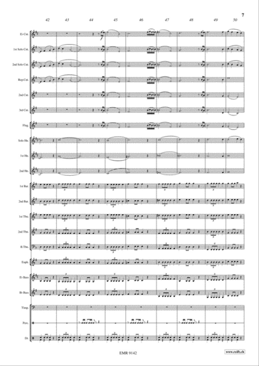 For A Few Dollars More Brass Band scores gallery preview page 8