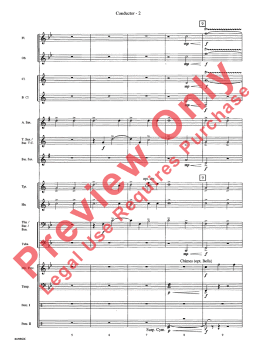 Quintilian Quintilian Concert Band scores gallery preview page 4