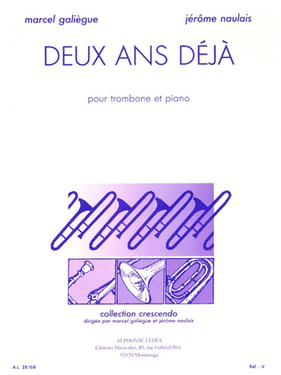 Book cover for Two Years Already, For Trombone And Piano
