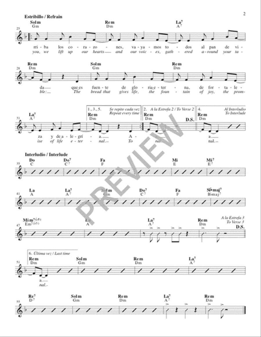 Arriba los Corazones - Guitar edition Guitar scores gallery preview page 6