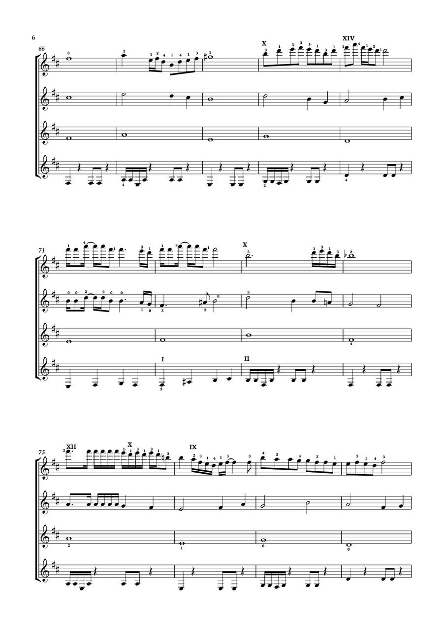 Hotel California Guitar Ensemble scores gallery preview page 6