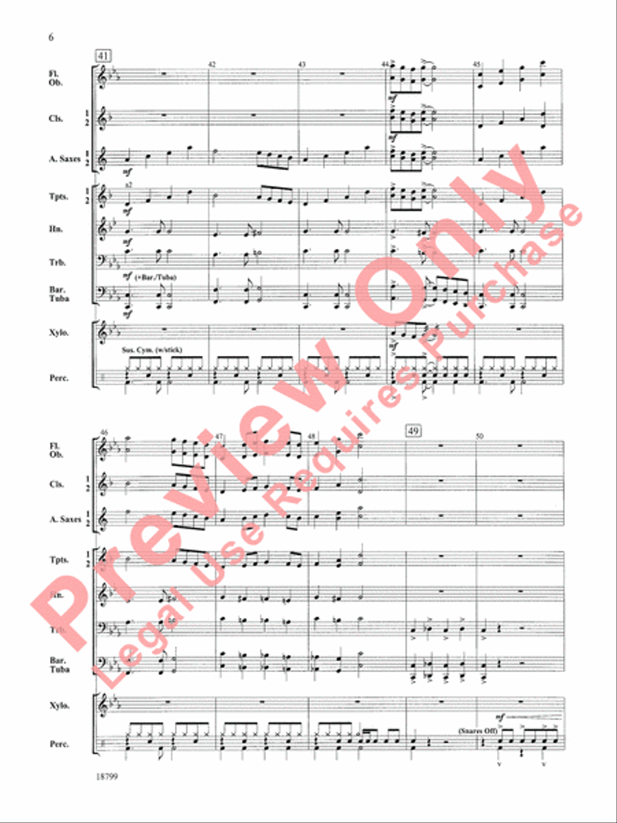 Dr. ROCKenstein Concert Band scores gallery preview page 7