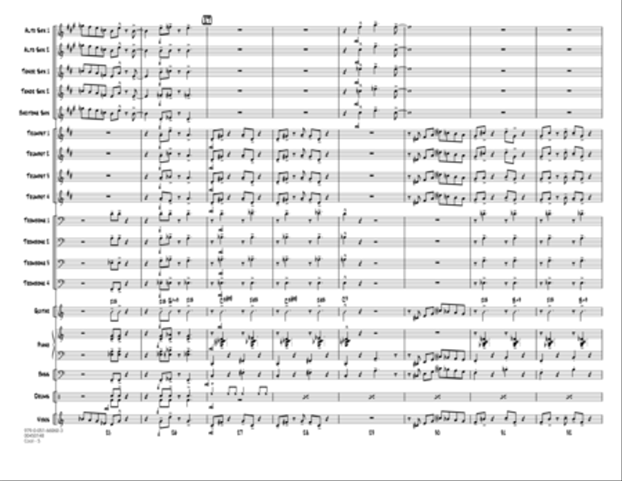 Cool (from West Side Story) - Full Score Score scores gallery preview page 5