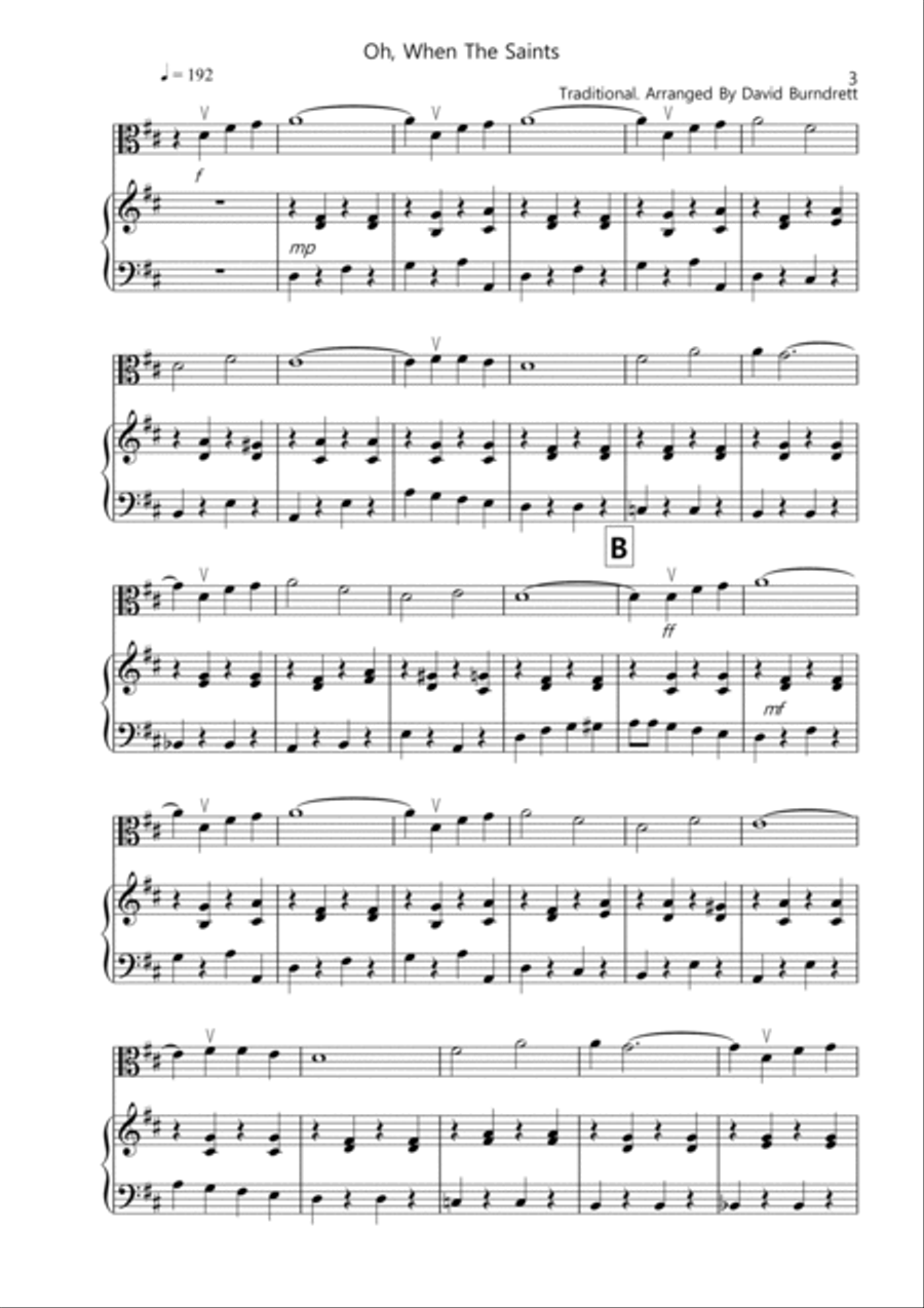 8 Easy Pieces for Viola And Piano Piano scores gallery preview page 3