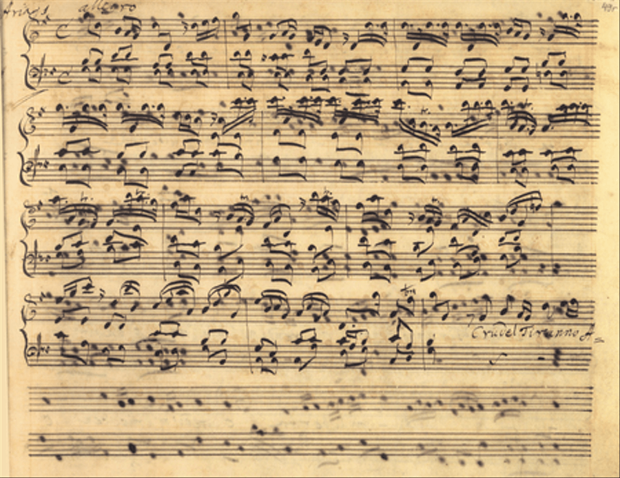 Crudel tiranno Amor HWV 97b Soprano Voice scores gallery preview page 2