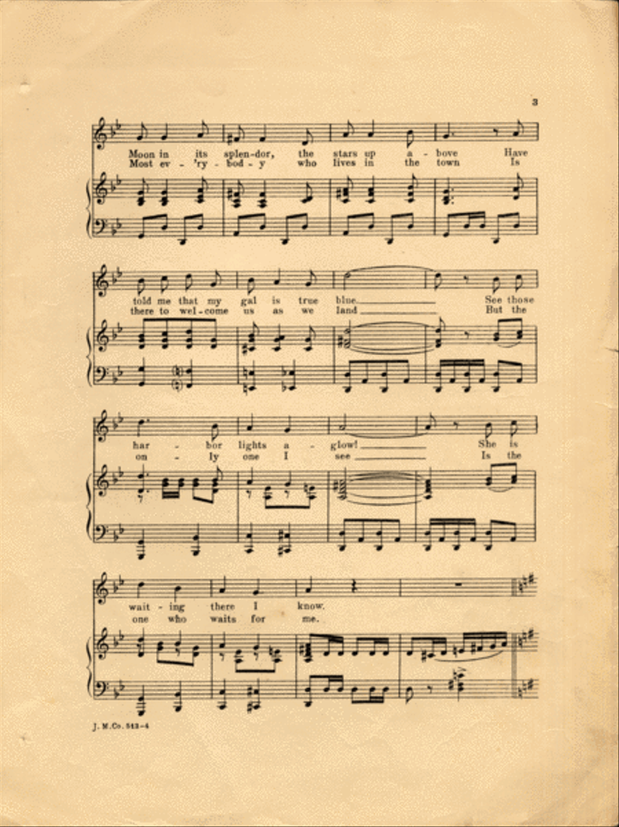 Dear Old Dreamy Honolulu Town Voice scores gallery preview page 3