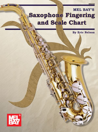 Book cover for Saxophone Fingering and Scale Chart
