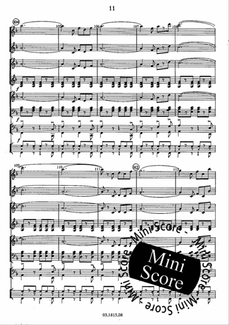 The Highlands Fanfare Band scores gallery preview page 42