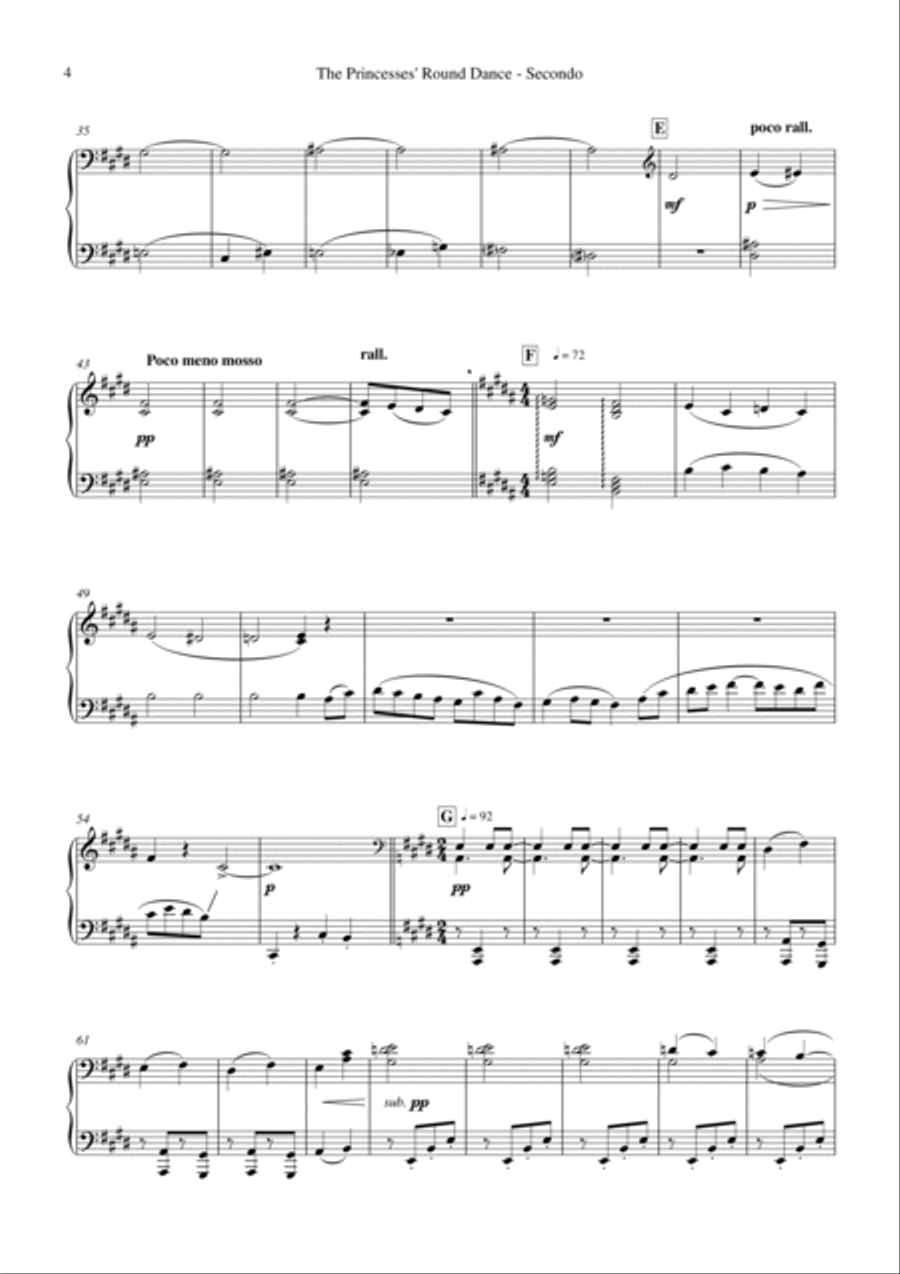 Firebird Suite 1 Piano, 4-Hands scores gallery preview page 5