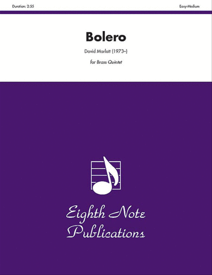 Bolero Brass Quintet scores gallery preview page 1