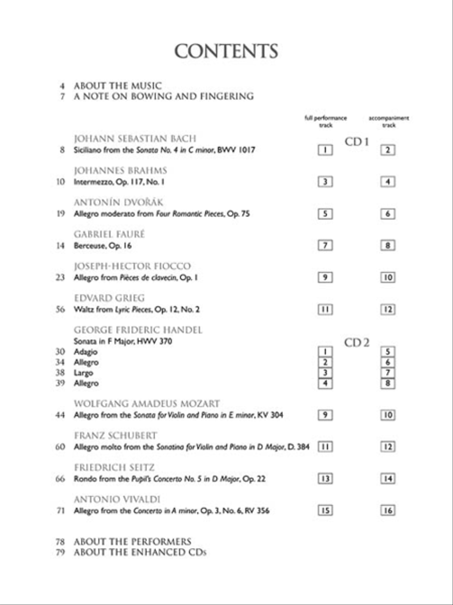 The Violin Collection – Intermediate Level Violin Solo scores gallery preview page 2
