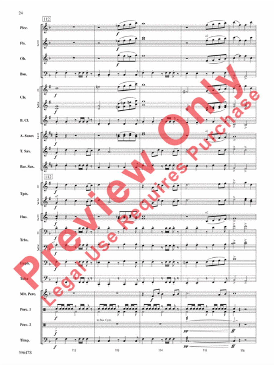 Oak Island Odyssey Oak Island Odyssey Concert Band scores gallery preview page 25