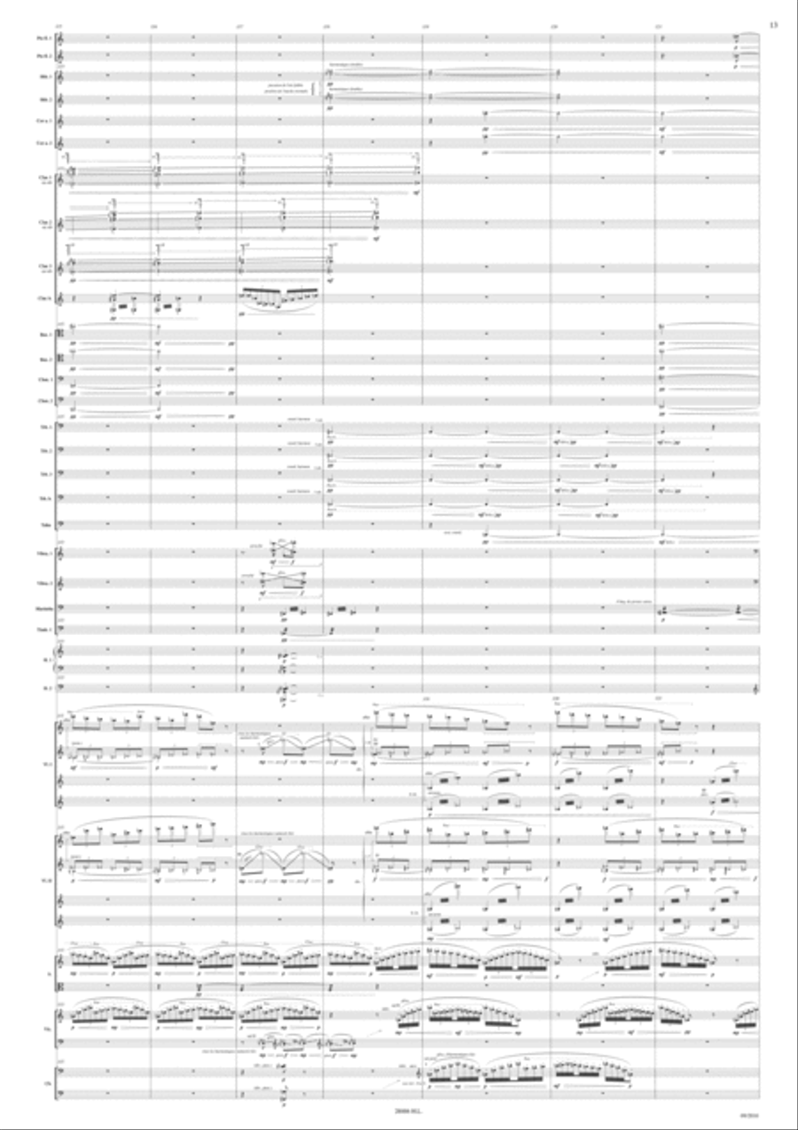 Voyage par-dela les fleuves et les monts Orchestra scores gallery preview page 3