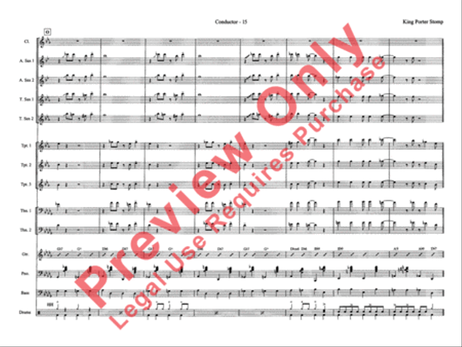 King Porter Stomp King Porter Stomp Jazz Ensemble scores gallery preview page 23
