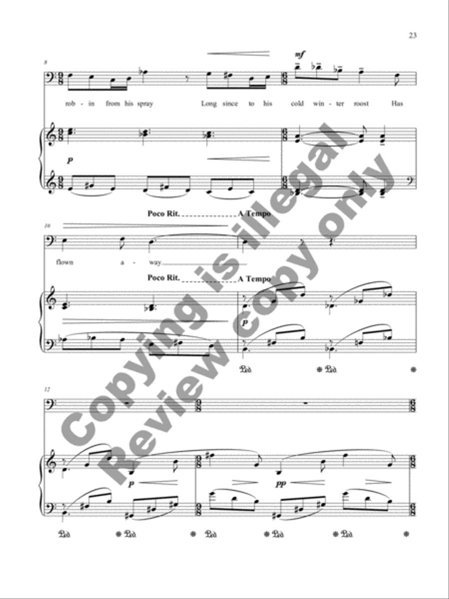 Winter Windows Baritone Voice scores gallery preview page 27