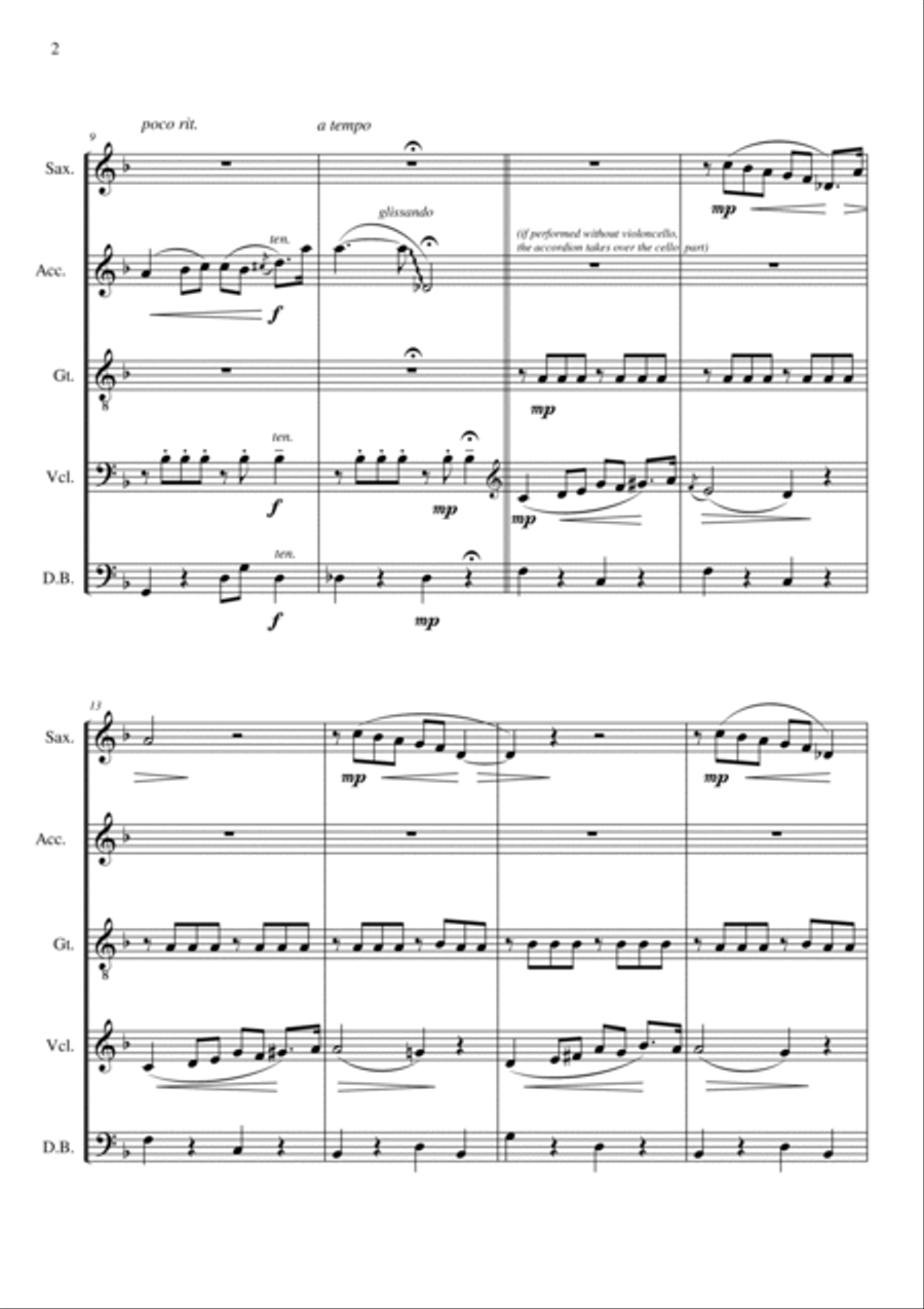 Mia Bella Clarinet scores gallery preview page 4
