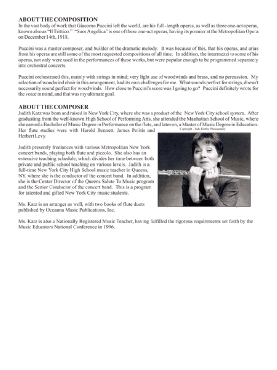 Intermezzo to Suor Angelica Set of Parts scores gallery preview page 2