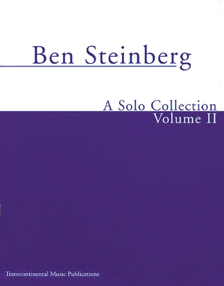 Book cover for Ben Steinberg - A Solo Collection