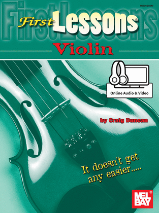 Book cover for First Lessons Violin