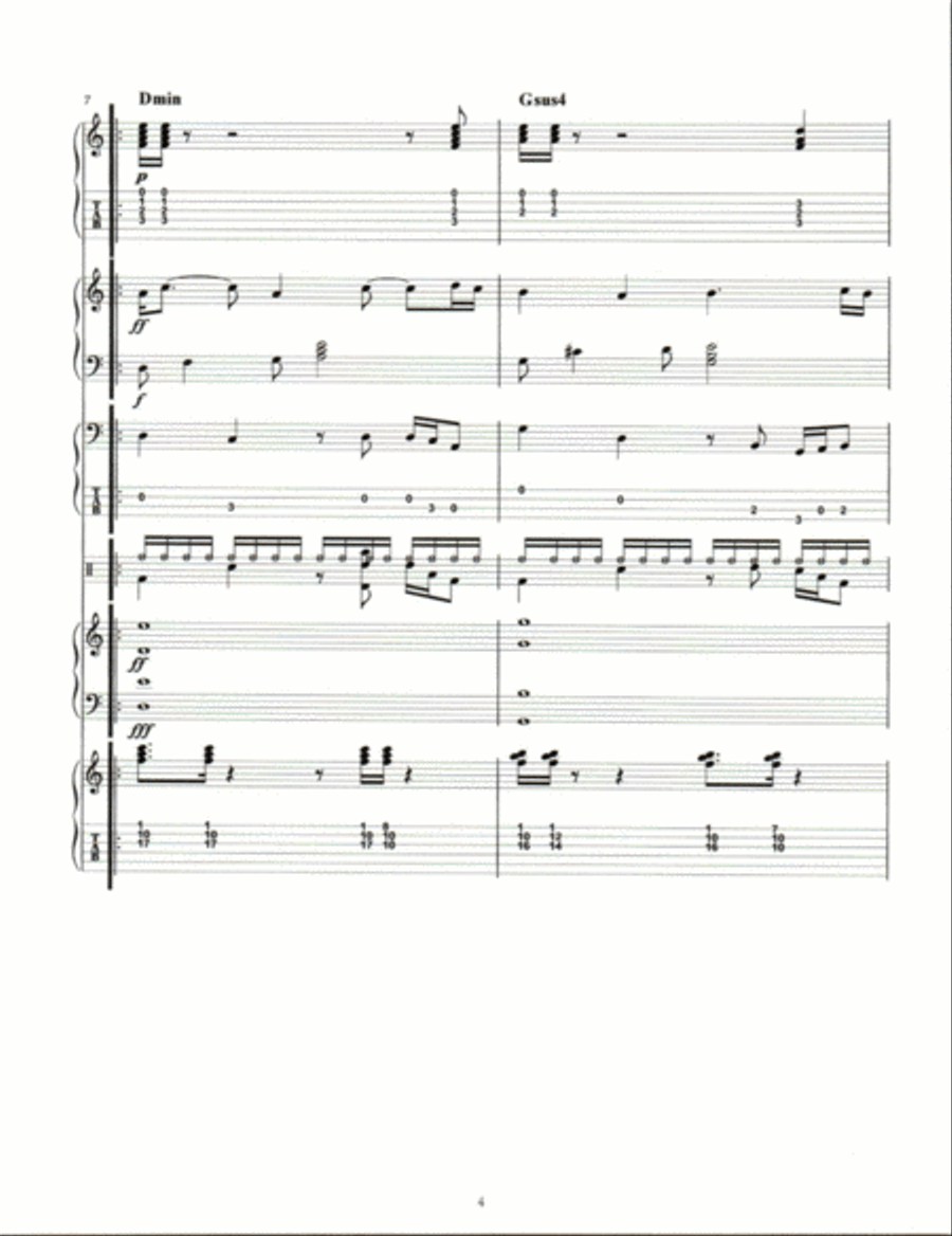 REUNION SONG Jazz Ensemble scores gallery preview page 4