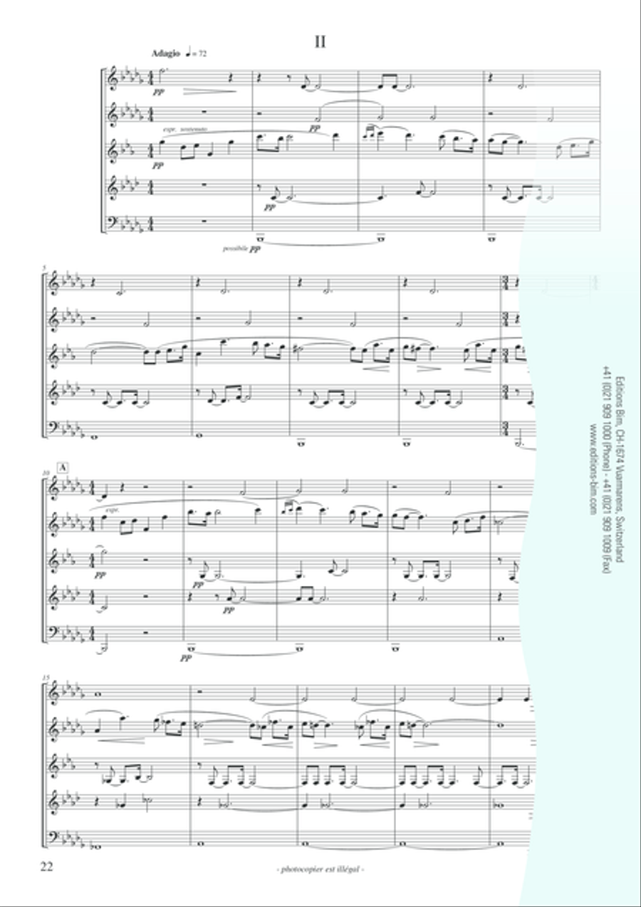 Omaggio a Verdi (1813-2003) Woodwind Quintet scores gallery preview page 10