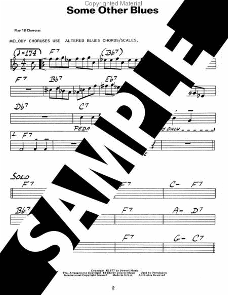 Volume 27 - John Coltrane Tenor Saxophone scores gallery preview page 3