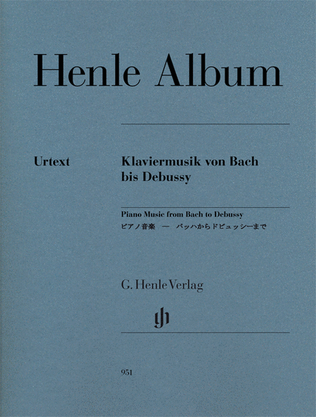 Book cover for Henle Album – Piano Music from Bach to Debussy