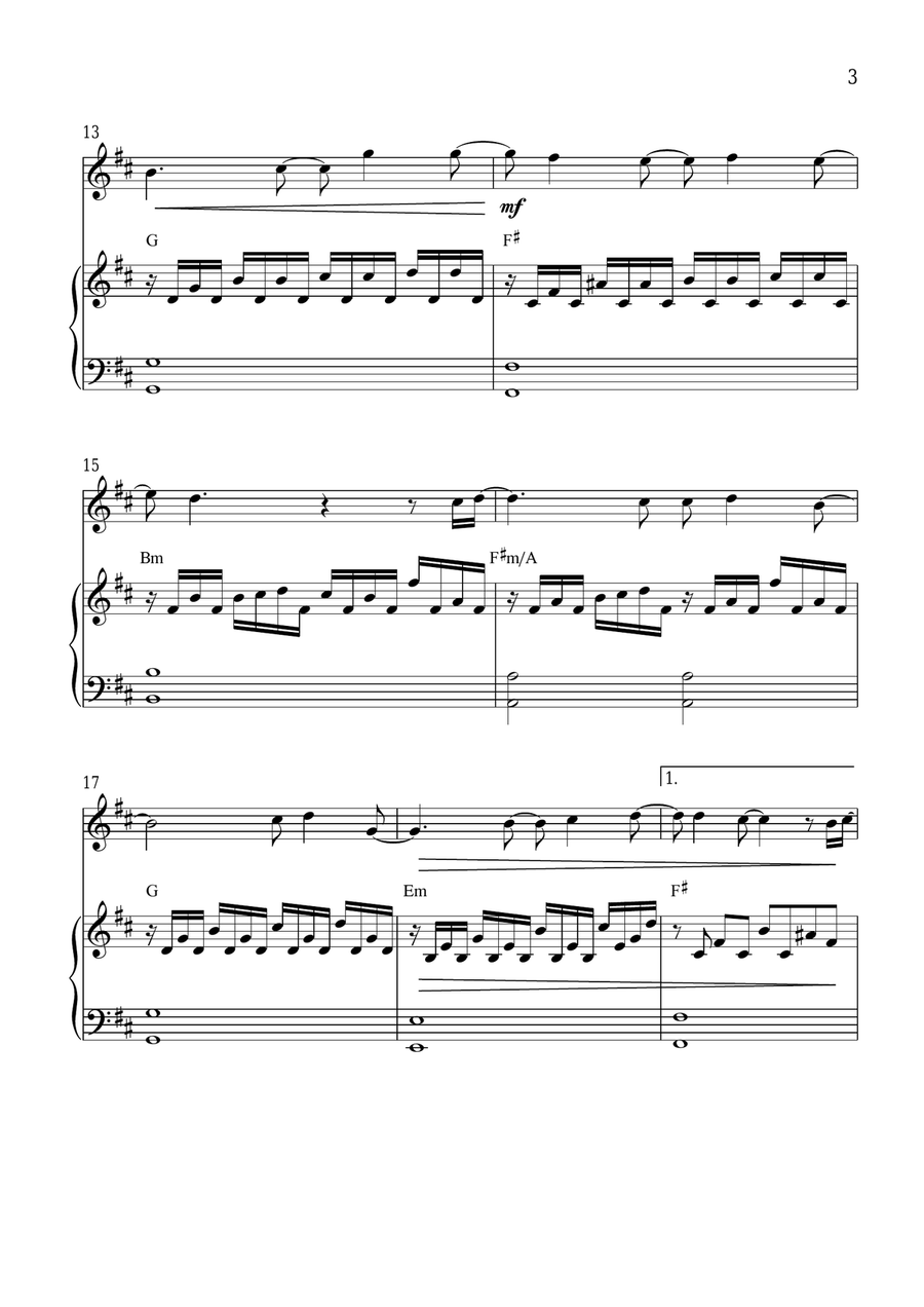 Hello Violin Solo scores gallery preview page 3