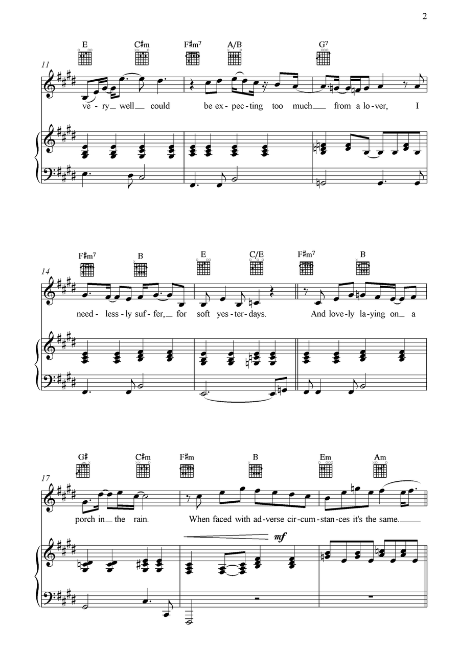 How Lucky Am I? Small Ensemble scores gallery preview page 2