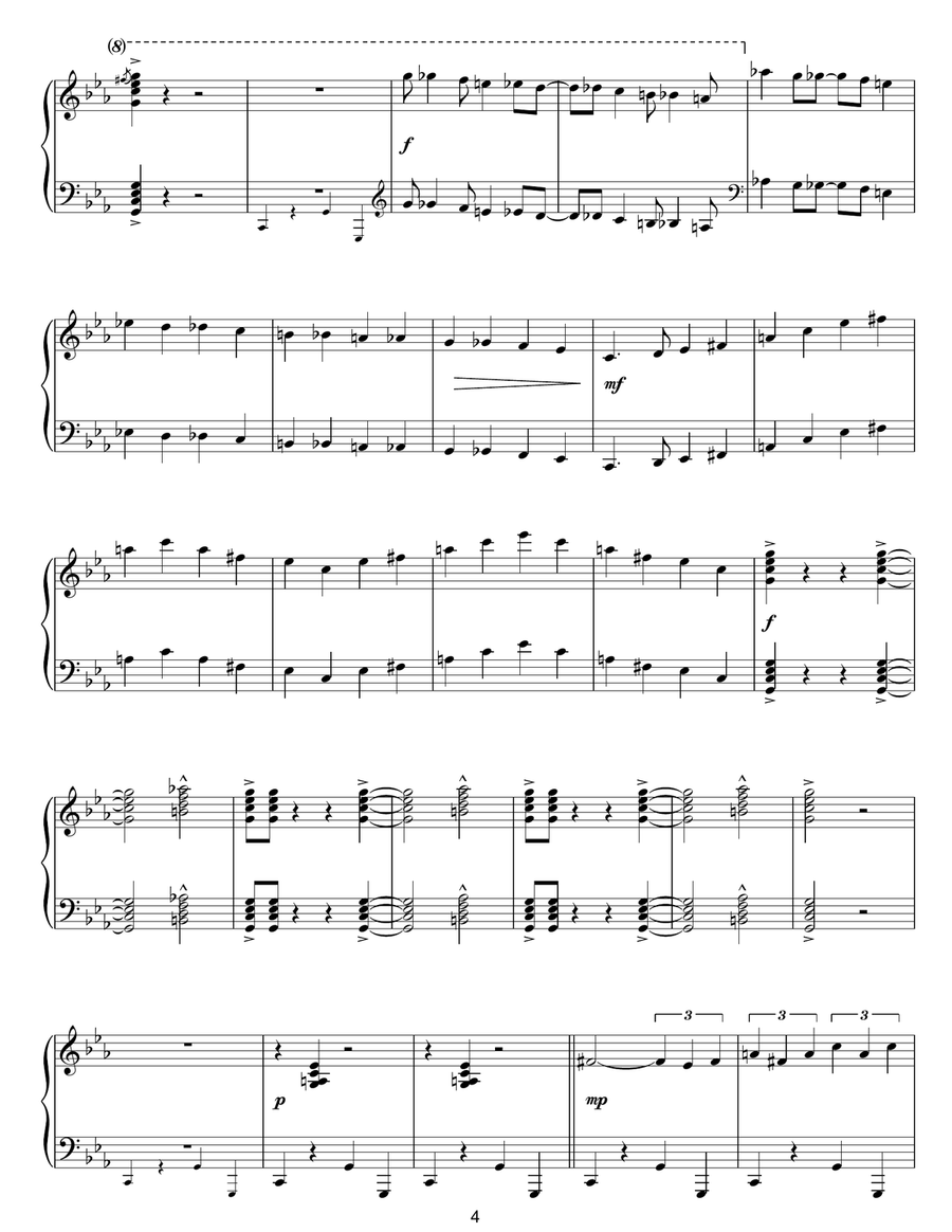 Jungle Fantasy Piano, Vocal, Guitar scores gallery preview page 4