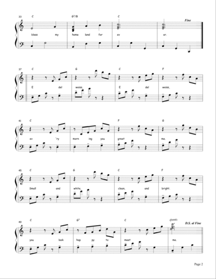 Edelweiss Harp scores gallery preview page 2