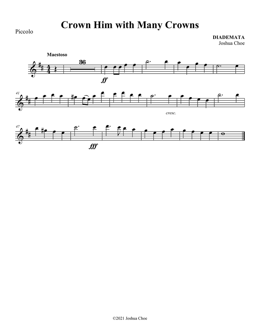 Crown Him with Many Crowns Full Orchestra scores gallery preview page 6