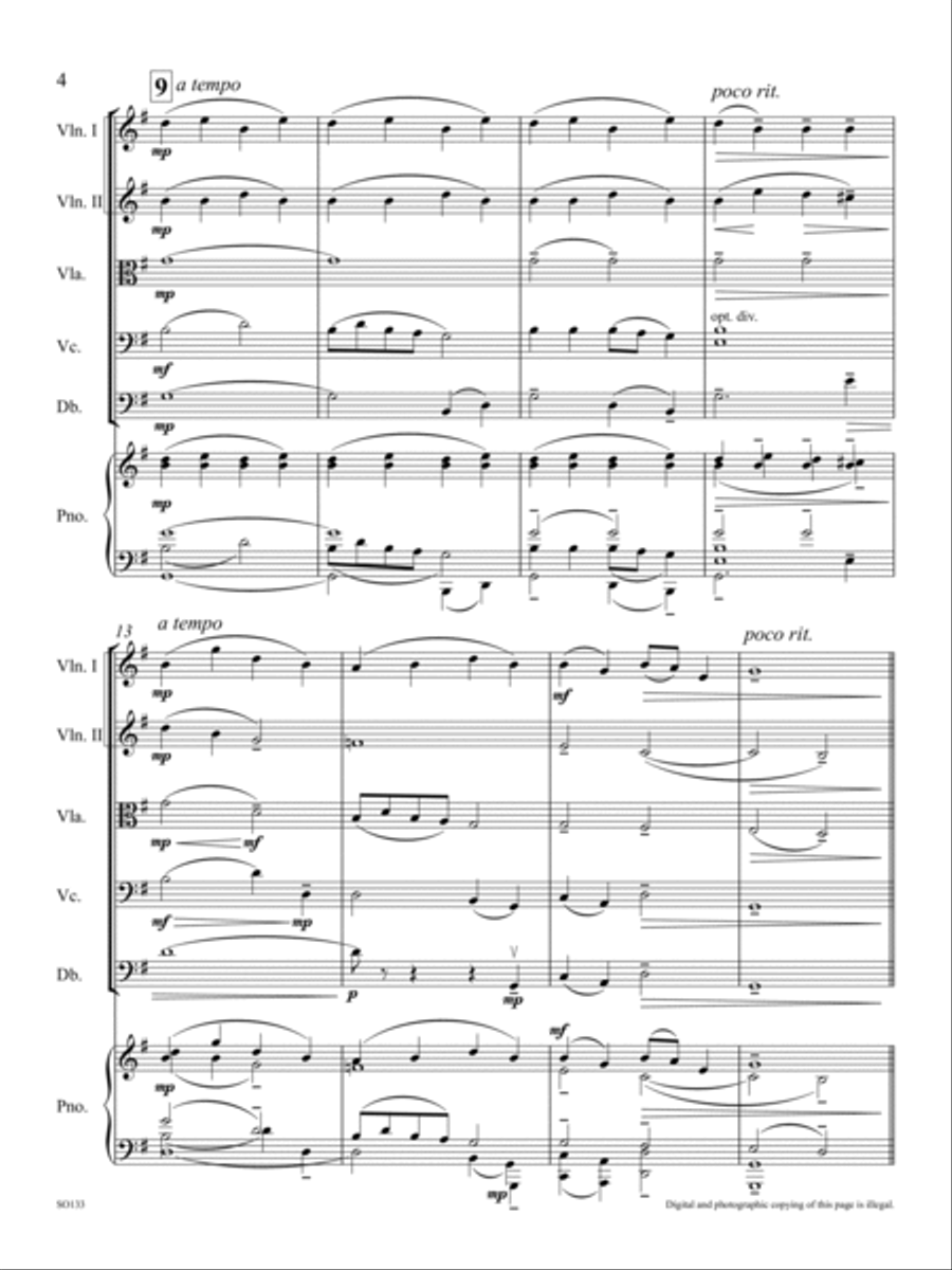 The Old Boatman - Full Score String Orchestra scores gallery preview page 4